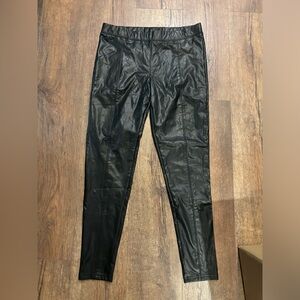 3/$20 Faux leather leggings.